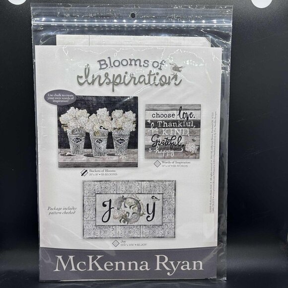 McKenna Ryan “Buckets of Blooms” Applique Quilt Sewing Pattern Uncut FF - Picture 1 of 6